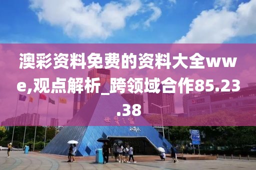 澳彩资料免费的资料大全wwe,观点解析_跨领域合作85.23.38