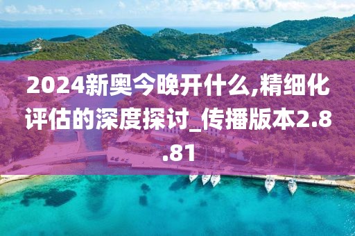 2024新奥今晚开什么,精细化评估的深度探讨_传播版本2.8.81