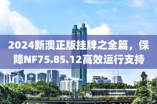 2024新澳正版挂牌之全篇，保障NF75.85.12高效运行支持