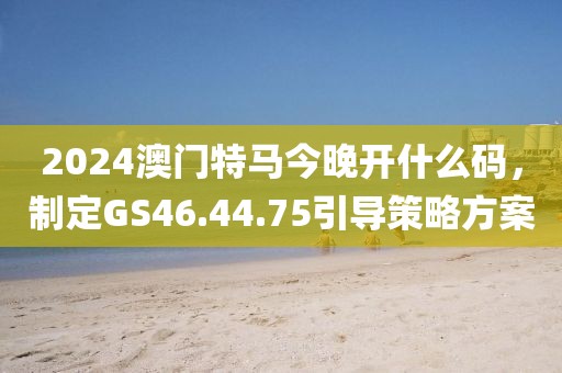 2024澳门特马今晚开什么码，制定GS46.44.75引导策略方案