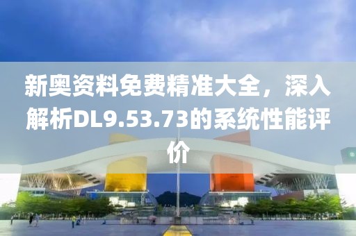 新奥资料免费精准大全，深入解析DL9.53.73的系统性能评价