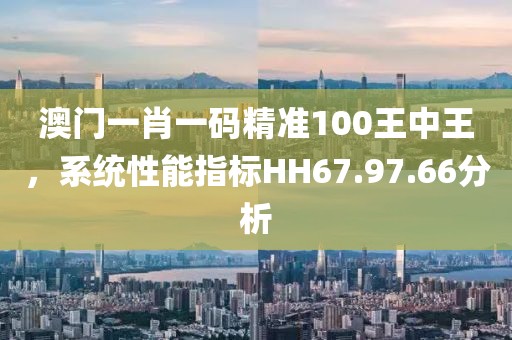 澳门一肖一码精准100王中王，系统性能指标HH67.97.66分析