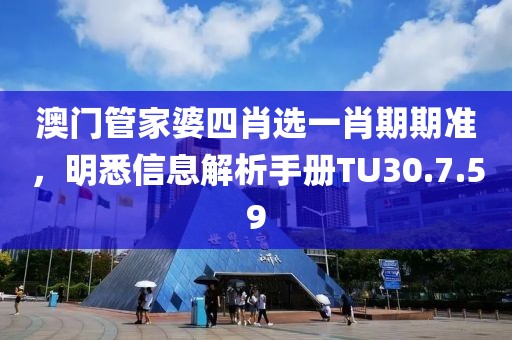 澳门管家婆四肖选一肖期期准，明悉信息解析手册TU30.7.59