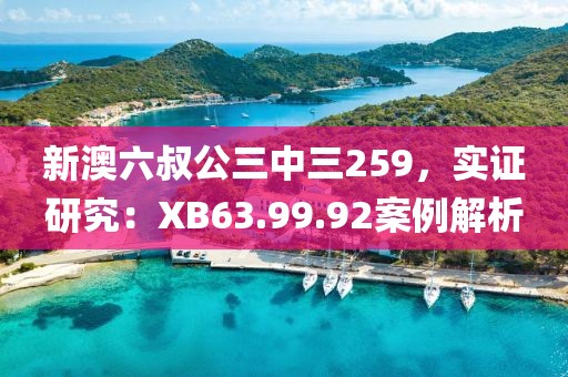 新澳六叔公三中三259，实证研究：XB63.99.92案例解析
