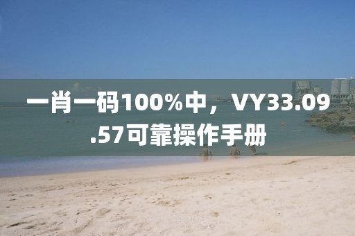一肖一码100%中，VY33.09.57可靠操作手册