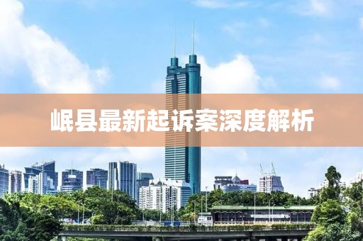 岷县最新起诉案深度解析