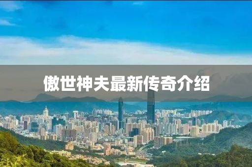 傲世神夫最新传奇介绍