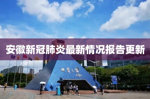 安徽新冠肺炎最新情况报告更新