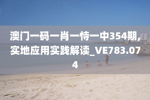澳门一码一肖一恃一中354期,实地应用实践解读_VE783.074