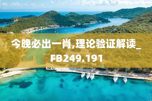 今晚必出一肖,理论验证解读_FB249.191