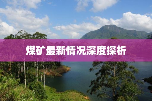 煤矿最新情况深度探析