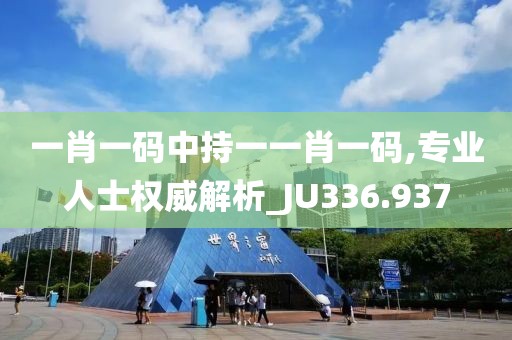 一肖一码中持一一肖一码,专业人士权威解析_JU336.937