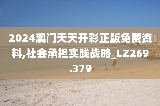 2024澳门天天开彩正版免费资料,社会承担实践战略_LZ269.379