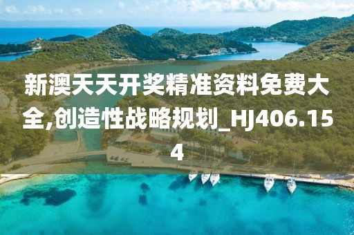 新澳天天开奖精准资料免费大全,创造性战略规划_HJ406.154