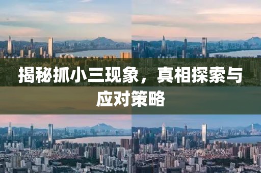 揭秘抓小三现象，真相探索与应对策略