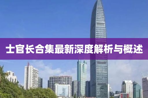 士官长合集最新深度解析与概述