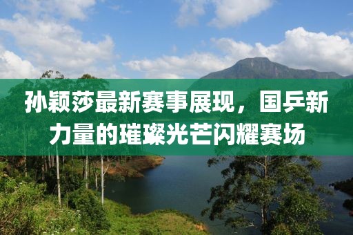 孙颖莎最新赛事展现，国乒新力量的璀璨光芒闪耀赛场