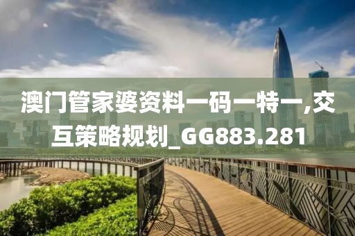 澳门管家婆资料一码一特一,交互策略规划_GG883.281