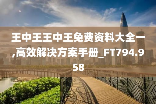 王中王王中王免费资料大全一,高效解决方案手册_FT794.958
