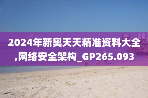 2024年新奥天天精准资料大全,网络安全架构_GP265.093