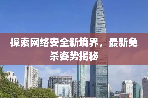 探索网络安全新境界，最新免杀姿势揭秘
