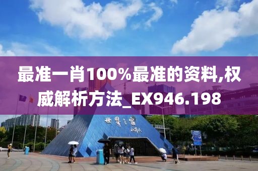 最准一肖100%最准的资料,权威解析方法_EX946.198