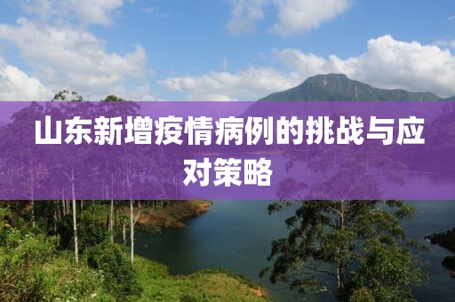 山东新增疫情病例的挑战与应对策略