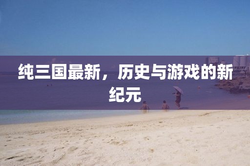 纯三国最新，历史与游戏的新纪元