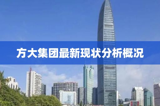 方大集团最新现状分析概况