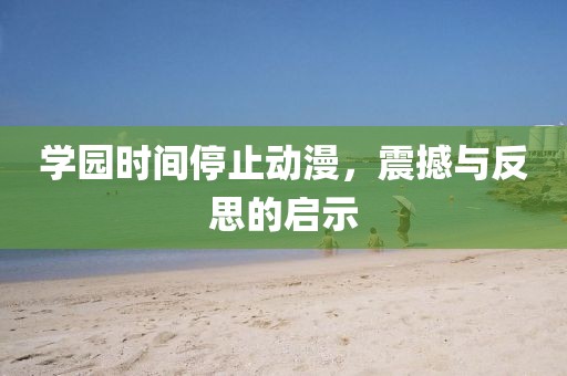 学园时间停止动漫，震撼与反思的启示