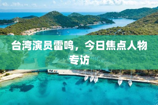 台湾演员雷鸣，今日焦点人物专访