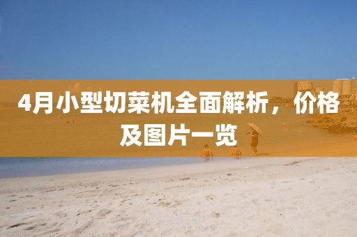 4月小型切菜机全面解析，价格及图片一览
