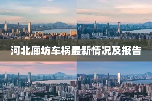 河北廊坊车祸最新情况及报告