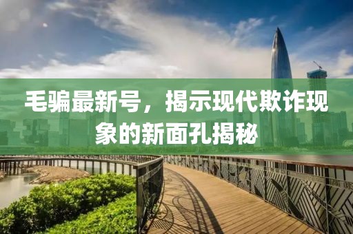 毛骗最新号，揭示现代欺诈现象的新面孔揭秘