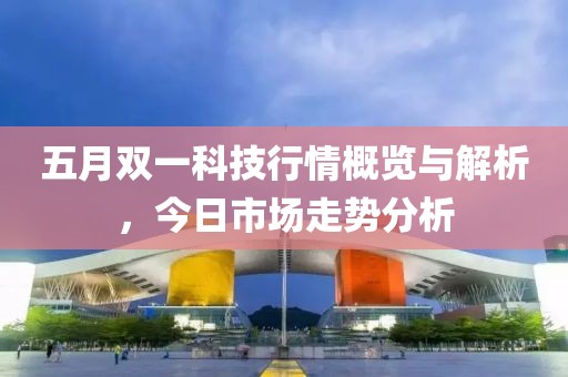 五月双一科技行情概览与解析，今日市场走势分析