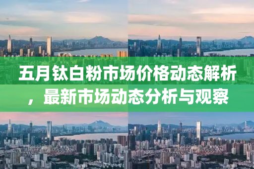 五月钛白粉市场价格动态解析，最新市场动态分析与观察