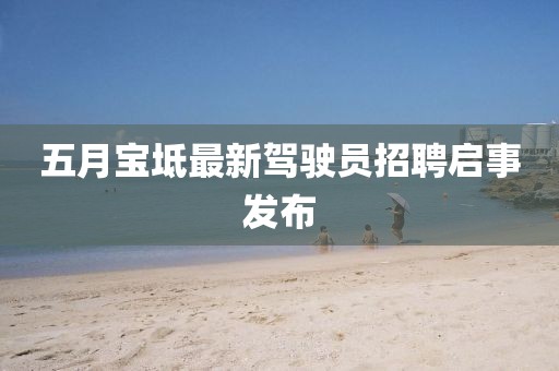 五月宝坻最新驾驶员招聘启事发布