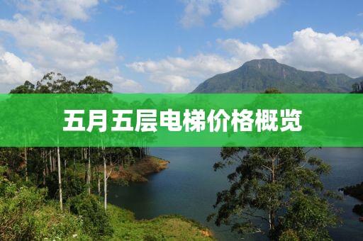 五月五层电梯价格概览