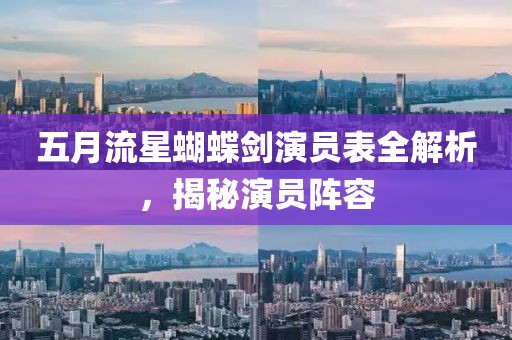 五月流星蝴蝶剑演员表全解析，揭秘演员阵容