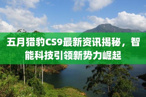五月猎豹CS9最新资讯揭秘，智能科技引领新势力崛起