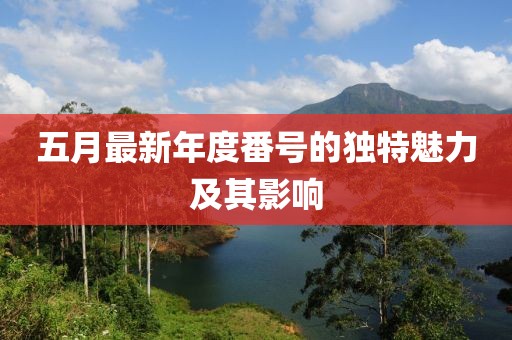 五月最新年度番号的独特魅力及其影响