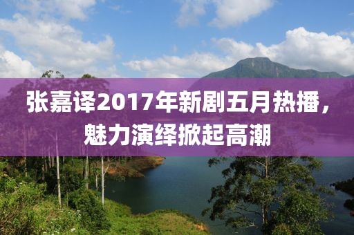 张嘉译2017年新剧五月热播，魅力演绎掀起高潮