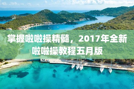 掌握啦啦操精髓，2017年全新啦啦操教程五月版