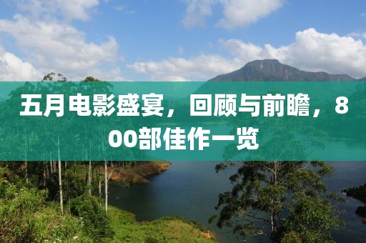 五月电影盛宴，回顾与前瞻，800部佳作一览