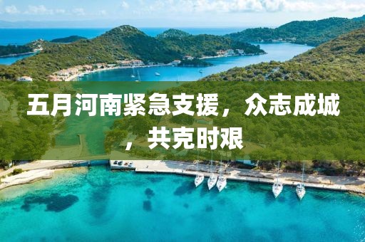 五月河南紧急支援，众志成城，共克时艰