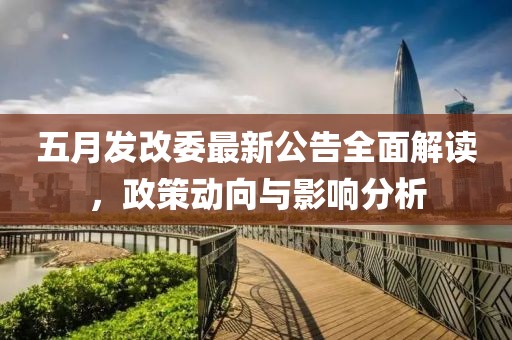 五月发改委最新公告全面解读，政策动向与影响分析