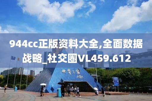 944cc正版资料大全,全面数据战略_社交圈VL459.612