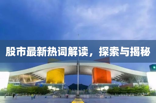 股市最新热词解读，探索与揭秘