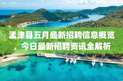 孟津县五月最新招聘信息概览，今日最新招聘资讯全解析