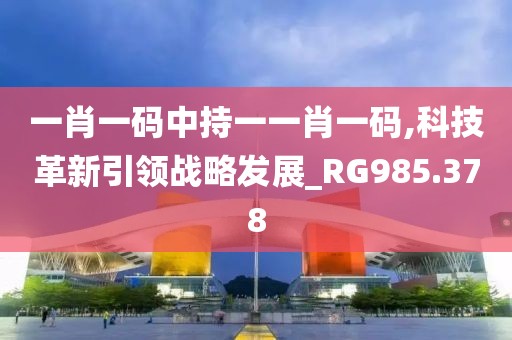 一肖一码中持一一肖一码,科技革新引领战略发展_RG985.378